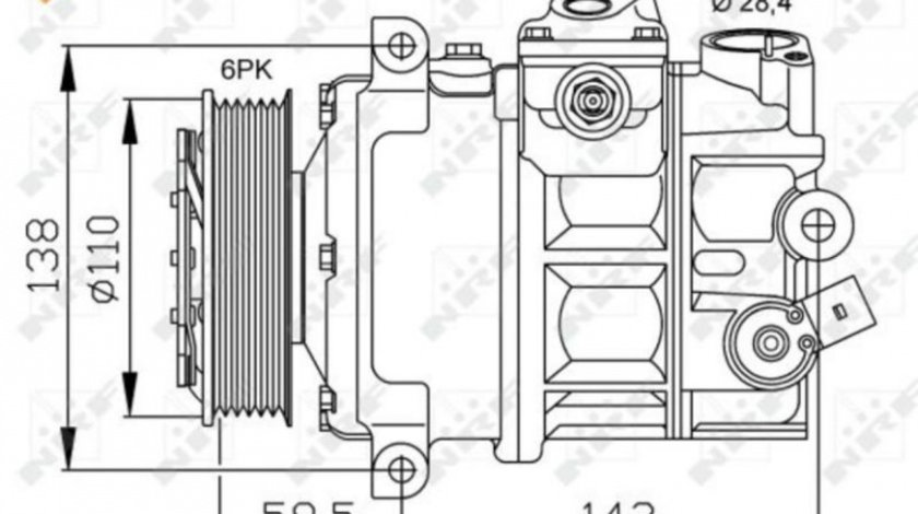 Compresor, climatizare Skoda OCTAVIA (5E3) 2012-2016 #2 1601