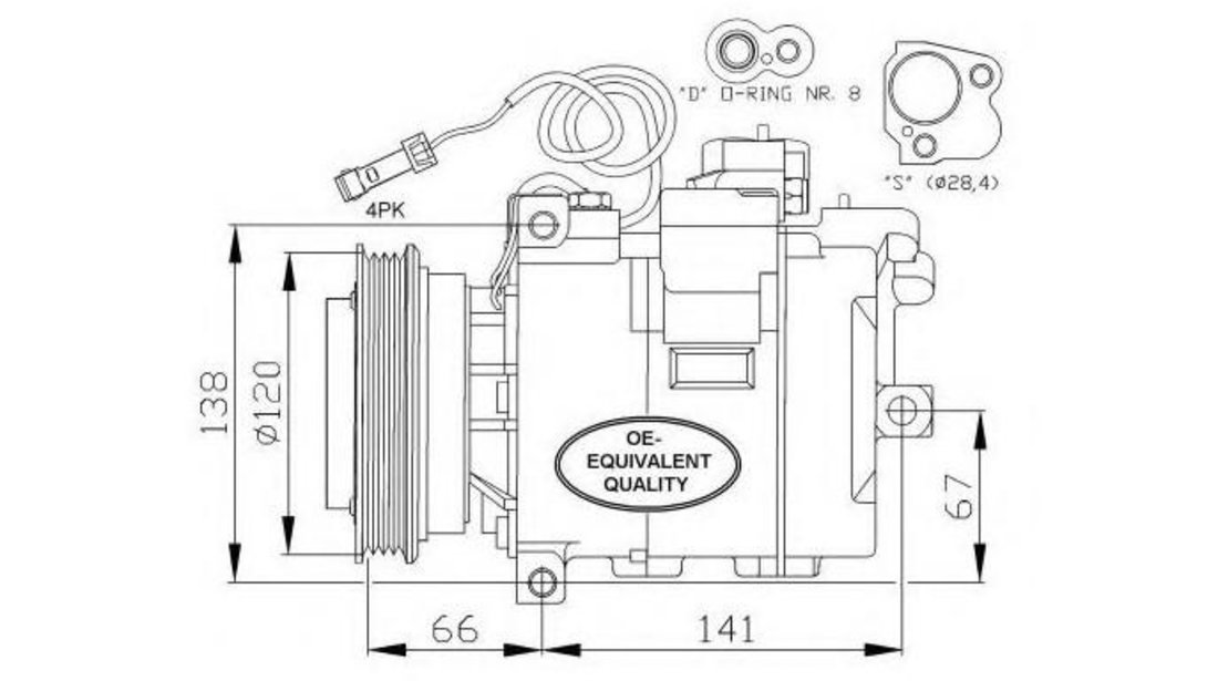 Compresor, climatizare Skoda SUPERB (3U4) 2001-2008 #2 0300K011