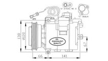 Compresor, climatizare Skoda SUPERB (3U4) 2001-200...