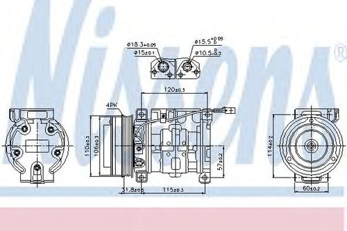 Compresor, climatizare SUZUKI GRAND VITARA II (JT) (2005 - 2016) NISSENS 89099 piesa NOUA