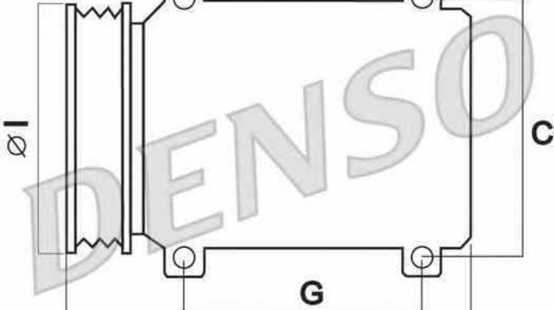 Compresor, climatizare TOYOTA AVENSIS Combi (T25) DENSO DCP50124