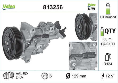 Compresor, Climatizare Valeo Dacia 813256