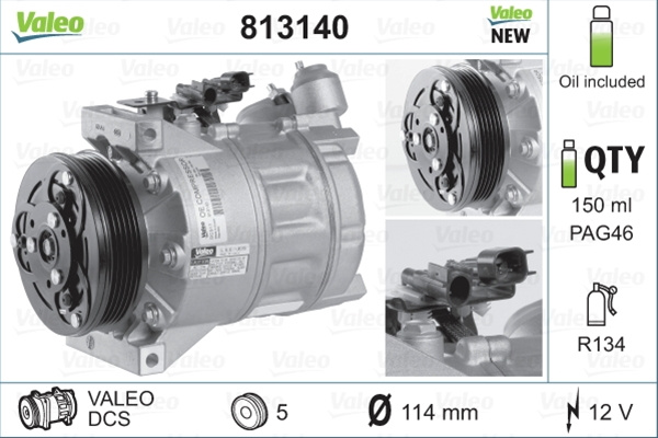Compresor, Climatizare Valeo Ford 813140