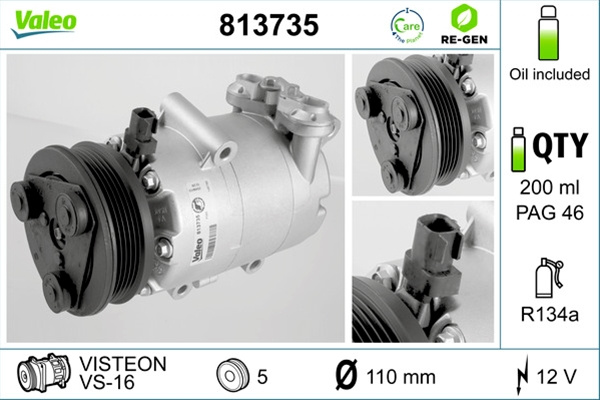 Compresor, Climatizare Valeo Ford 813735