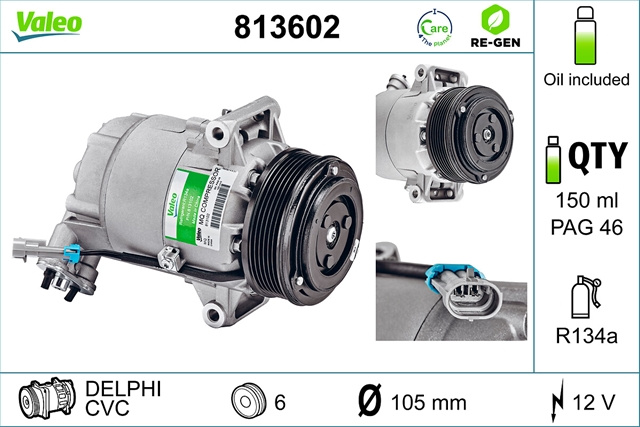Compresor, Climatizare Valeo Opel 813602