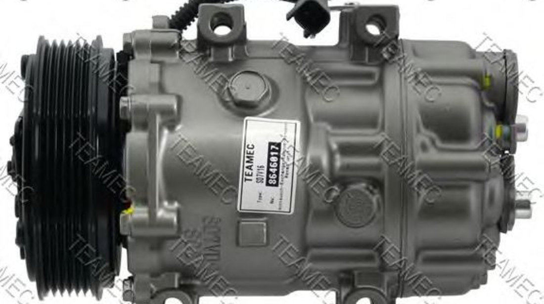 Compresor, climatizare VOLVO V50 (MW) (2004 - 2016) TEAMEC 8646017 piesa NOUA