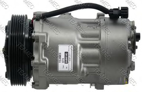 Compresor, climatizare VW TRANSPORTER IV caroserie (70XA) (1990 - 2003) TEAMEC 8600103 piesa NOUA