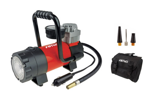 Compresor De Aer Auto 12v Hq Led Acomp-06 Amio 02180