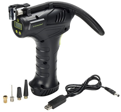 Compresor De Aer Wireless, 150 Psi, Automat Cu Manometru Digital, 4 Adaptoare Carmotion 63334