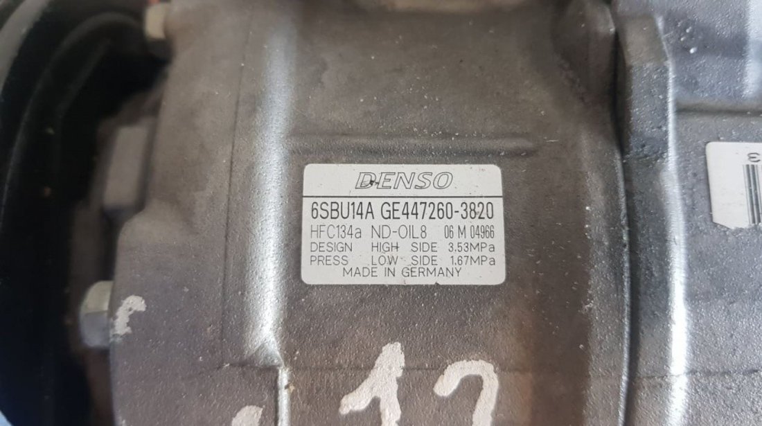 Compresor Denso original BMW E90/E91 316D 2.0 116cp 6sbu14a