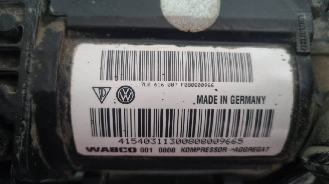 Compresor perne aer original VW Touareg I (7L) coduri : 7L0616007F / 7L0616006F