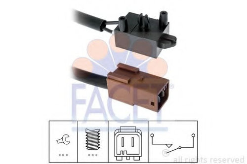 Comutator, actionare ambreiaj (Tempomat) CITROEN XANTIA (X2) (1998 - 2003) FACET 7.1219 piesa NOUA