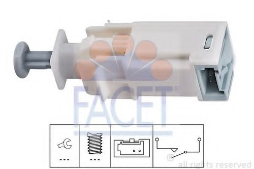 Comutator, actionare ambreiaj (Tempomat) FIAT DOBLO Combi (263) (2010 - 2016) FACET 7.1226 piesa NOU...