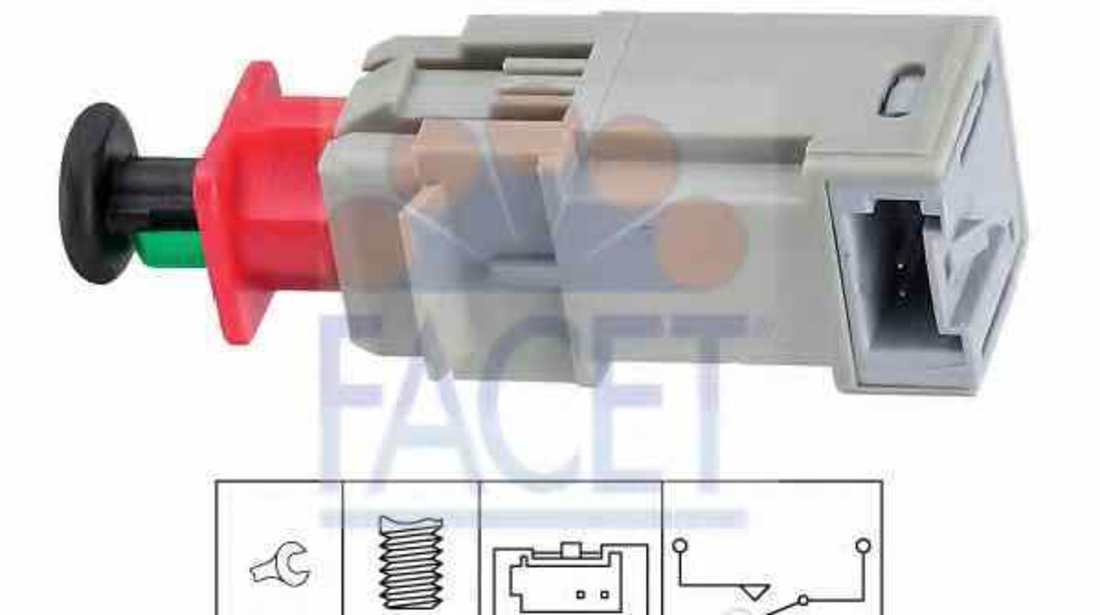 Comutator actionare ambreiaj Tempomat OPEL VECTRA C GTS FACET 7.1207