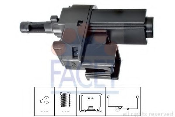 Comutator, actionare ambreiaj (Tempomat) VOLVO C30 (2006 - 2012) FACET 7.1221 piesa NOUA
