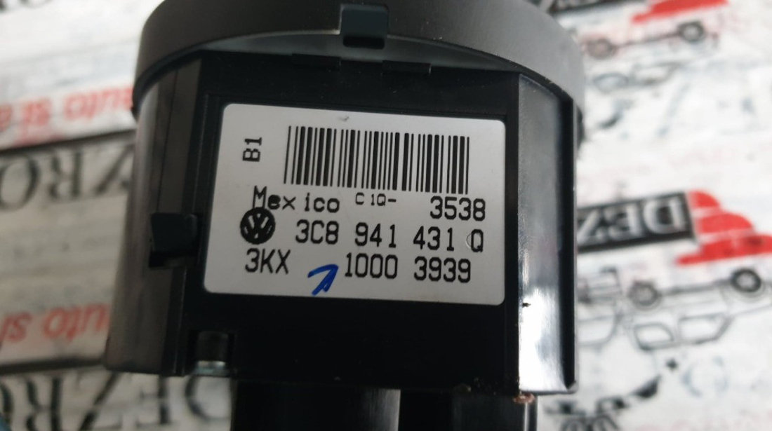 Comutator / Bloc lumini original VW Eos cod piesa : 3c8941431q