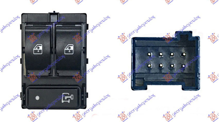 Comutator Dublu Usa Stanga Fata 8+12Pin Fiat Ducato 2006-2007-2008-2009-2010-2011-2012-2013-2014