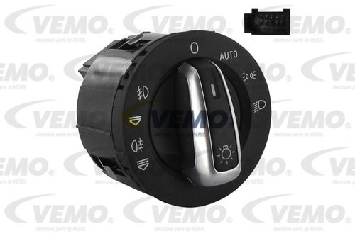 Comutator far cromat 8 pini Audi Q7 2006-2009