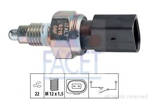 Comutator, lampa marsarier AUDI A3 Cabriolet (8V7) (2013 - 2016) FACET 7.6215 piesa NOUA