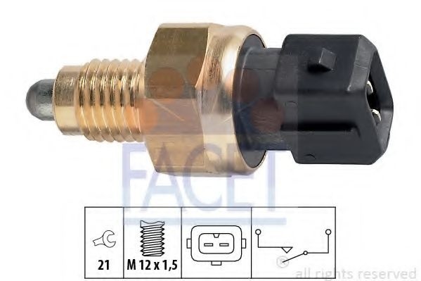 Comutator, lampa marsarier BMW X5 (E53) (2000 - 2006) FACET 7.6131 piesa NOUA