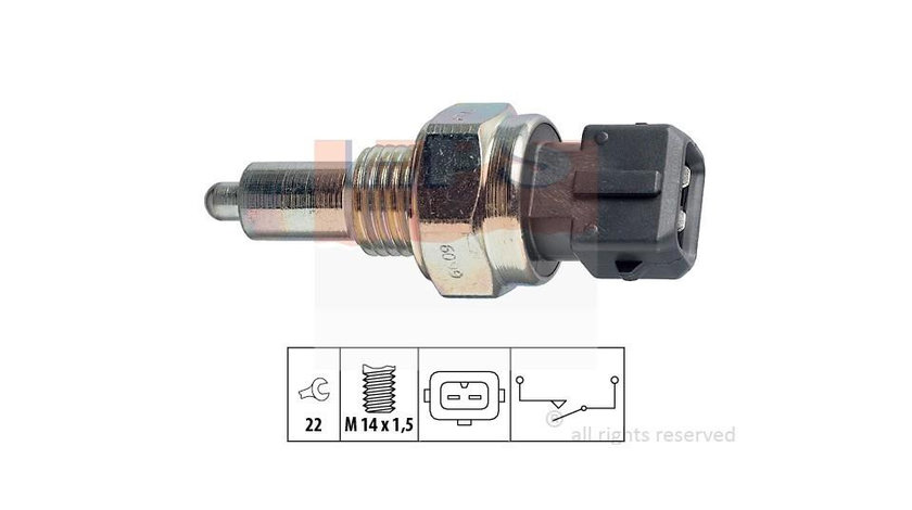 Comutator lampa marsarier / comutator lumini marsarier Peugeot 106 (1A, 1C) 1991-1996 #2 008621161