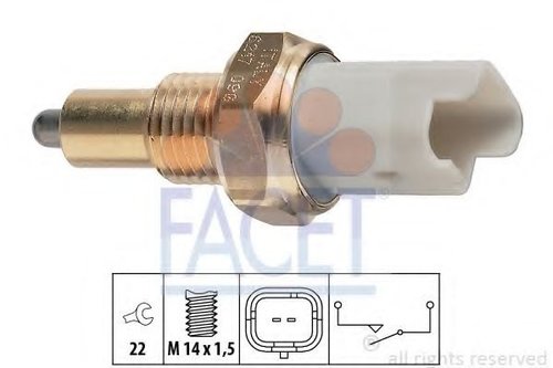 Comutator, lampa marsarier FIAT SCUDO platou / sasiu (272, 270) (2007 - 2016) FACET 7.6217 piesa NOU...