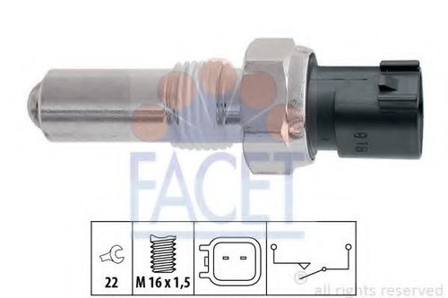Comutator, lampa marsarier FORD B-MAX Van (2012 - 2016) FACET 7.6283 piesa NOUA