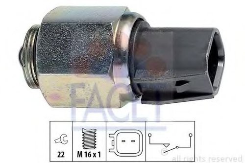 Comutator, lampa marsarier FORD FOCUS III Turnier (2010 - 2016) FACET 7.6242 piesa NOUA
