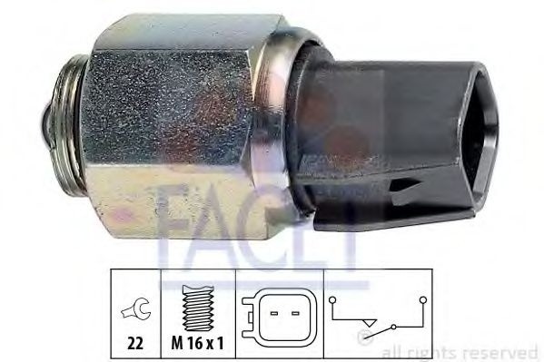 Comutator, lampa marsarier FORD MONDEO II Combi (BNP) (1996 - 2000) FACET 7.6242 piesa NOUA