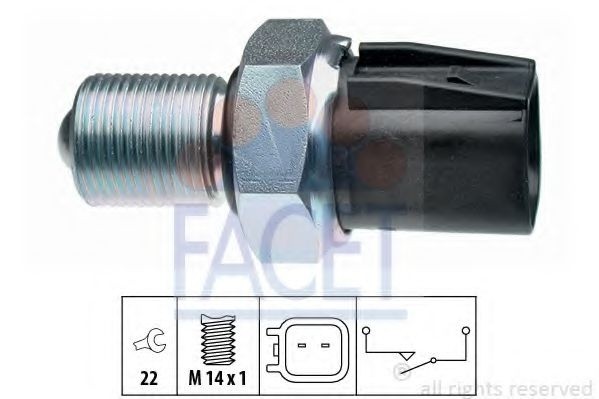 Comutator, lampa marsarier FORD TRANSIT bus (2013 - 2016) FACET 7.6265 piesa NOUA