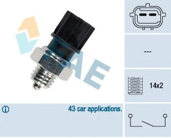 Comutator, lampa marsarier KIA CARENS II (FJ) (2002 - 2006) FAE 40895 piesa NOUA