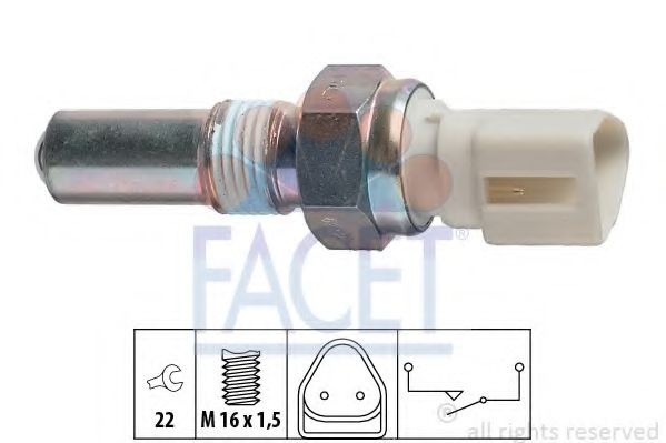 Comutator, lampa marsarier MAZDA 2 (DY) (2003 - 2016) FACET 7.6212 piesa NOUA