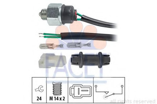 Comutator, lampa marsarier MAZDA BT-50 (CD, UN) (2006 - 2016) FACET 7.6225 piesa NOUA