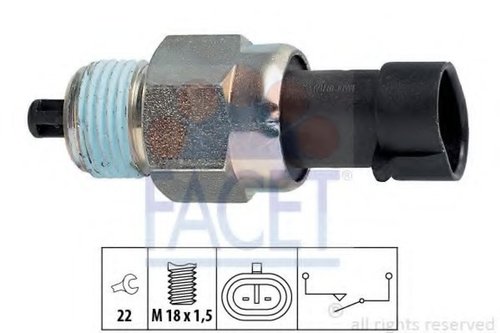 Comutator, lampa marsarier OPEL COMBO Tour (X12) (2012 - 2016) FACET 7.6142 piesa NOUA