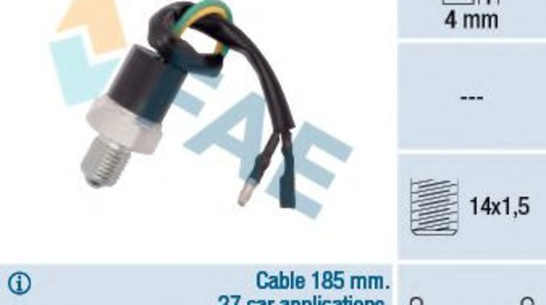 Comutator, lampa marsarier OPEL FRONTERA A (5_MWL4) (1992 - 1998) FAE 41260 piesa NOUA