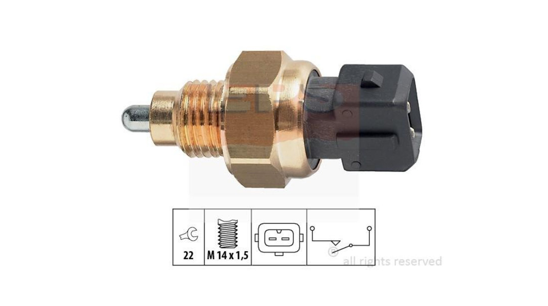 Comutator, lampa marsarier Peugeot 309 Mk II (3C, 3A) 1989-1993 #2 008621151