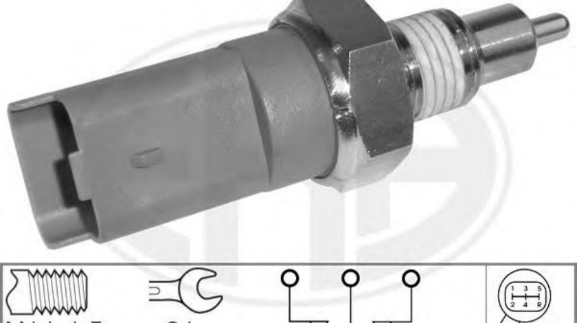 Comutator, lampa marsarier RENAULT CLIO III (BR0/1, CR0/1) (2005 - 2012) ERA 330543 piesa NOUA