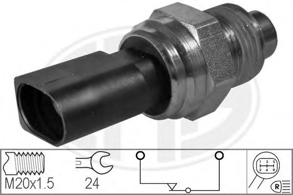 Comutator, lampa marsarier SKODA OCTAVIA I (1U2) (1996 - 2010) ERA 330261 piesa NOUA