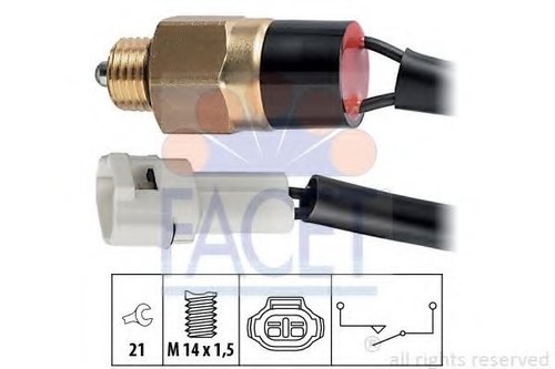 Comutator, lampa marsarier SUZUKI VITARA Cabrio (ET, TA) (1988 - 2002) FACET 7.6120 piesa NOUA