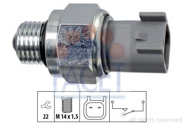 Comutator, lampa marsarier VOLVO XC60 (2008 - 2016) FACET 7.6272 piesa NOUA