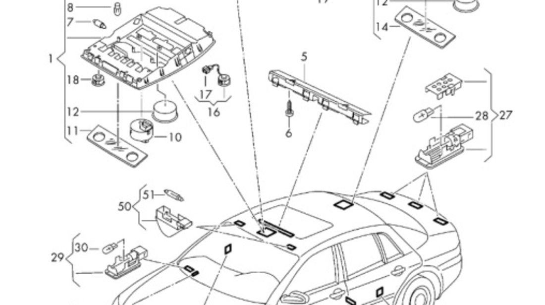 Comutator lumina torpedou Volkswagen Passat 3C combi 2.0 tdi DSG 3D0947561B OEM 3D0947561B