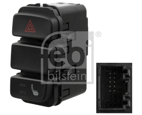 Comutator ,lumini De Avarie; Comutator,incalzire Scaune Febi Bilstein Vw 44395