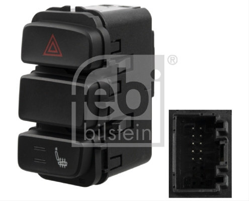 Comutator ,lumini De Avarie; Comutator,incalzire Scaune Febi Bilstein Vw 44395