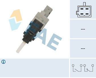 Comutator lumini frana (24415 FAE) Citroen,FIAT,LANCIA,PEUGEOT