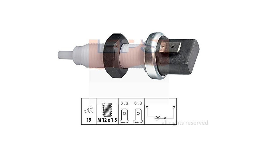 Comutator lumini frana Alfa Romeo 6 (119) 1979-1986 #2 007361001