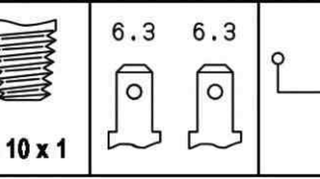 Comutator lumini frana AUDI 80 (80, 82, B1) HELLA 6DL 003 262-001