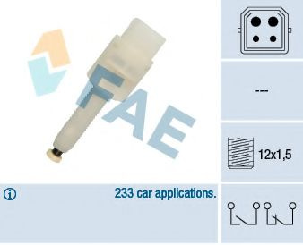 Comutator lumini frana AUDI A6 Avant (4A, C4) (1994 - 1997) FAE 24565 piesa NOUA