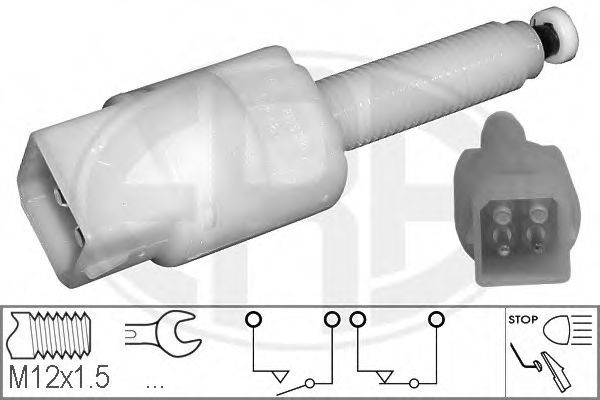Comutator lumini frana AUDI A6 Avant (4A, C4) (1994 - 1997) ERA 330328 piesa NOUA