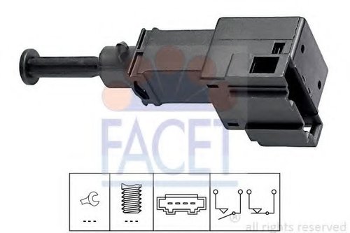 Comutator lumini frana AUDI TT (8N3) (1998 - 2006) FACET 7.1151 piesa NOUA