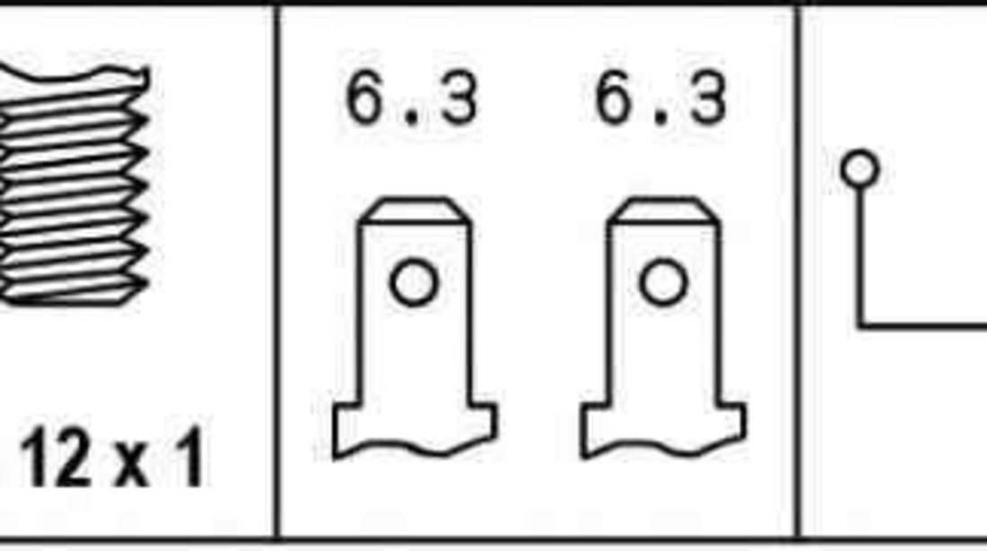 Comutator lumini frana BMW 2000-3.2 cupe (E9) HELLA 6DF 003 263-001